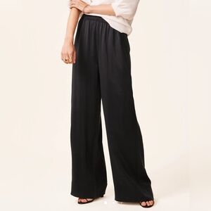 Unsubscribed Flowy Pull On Silk Pant